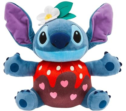 Disney Store Official - Lilo & Stitch - Stitch - Kuscheltier zum Valentinstag - 30,5 cm/12 - Plüschtier mit Schokoladen- und Erdbeermotiv - Ab der Geburt geeignet - Ab 0 Jahren