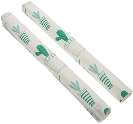 GOOHOCHY Cubiertas para Tirador de Frigorífico, Poliéster, Ajuste Fácil, Protege de Grasa y Huellas, Adecuado para Cocina