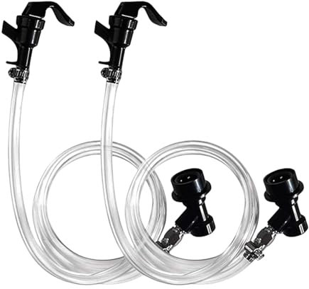 Grifo de grifo de cerveza con dispensador de bloqueo de manguera para dispensar cerveza, accesorios de elaboración casera