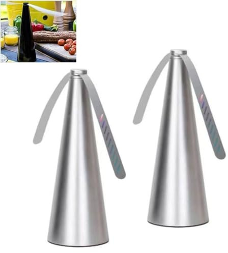 Ventilateur Anti Mouche De Table, Ventilateur Anti-Mouches, Anti Mouche Ventilateur Silencieux, Chasse Mouche De Table Rechargeable (Argent*2)