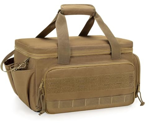 ZHENGCI Toolkit Small Tool Bag for Men with Nonslip Base and Thick Padding Ideal for Craftsmen Electricians Carpenters Khaki
