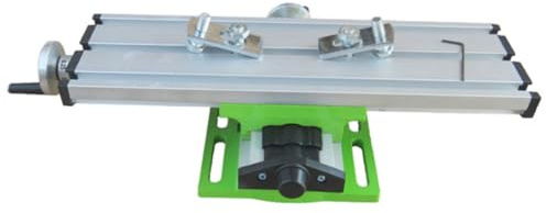 TOVINANNA Mesa de Trabajo para Fresadora con Ajustable Xy Soporte Compuesto Compatible con Taladros de Aluminio Resistente para Taller y Bricolaje