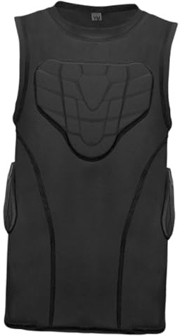rockible Padded Football Gear Gear Children Rugby Impact Protection Softball Training Suit, XL