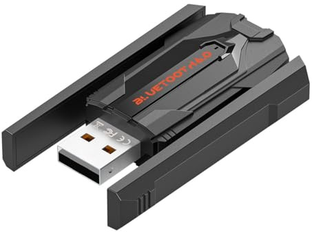 Huba Bluetooth-adapter, drive free dator USB-ljudmottagare sändare, Bluetooth 6,0 adapter USB dongel