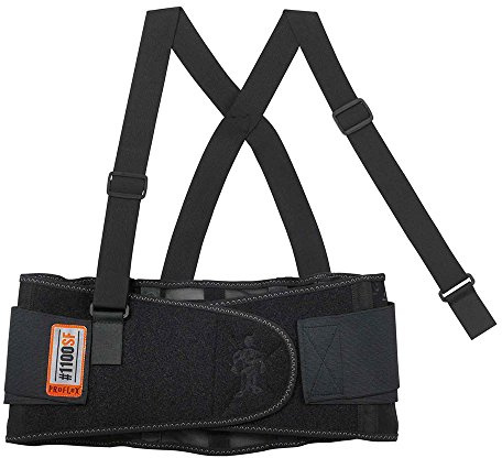 Ergodyne Rückenstützgürtel Standard Proflex 1100SF, XL 11605 (Stützgürtel Rückenstütze Rückenschutz Rückenschonen Rückenstützgurt)
