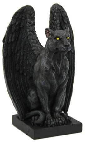 Pacific Giftware Jaguar Winged Gargoyle Collectible Figurine 6 Inches Tall