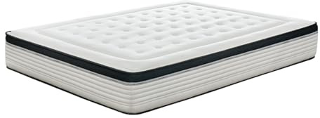 KUO Dream - Colchón Viscoelástico Bio Memory | 135x180 cm | Grosor 26 cm | Reversible Verano/Invierno | Termo-regulador | Transpirable | Firmeza Media-Alta | Ignífugo | Hecho en España