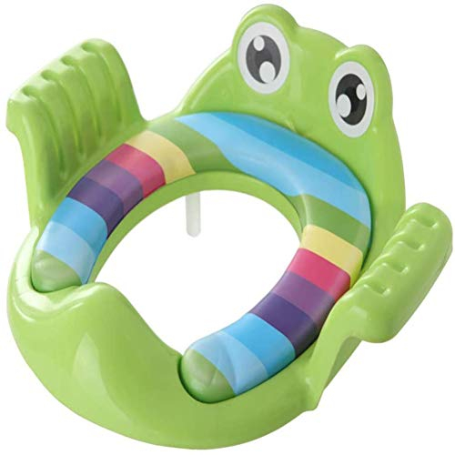 OYHN Baby Frosch Toilette Töpfchen Training Sitze Kinder WC Baby Potty Training Toilettentrainer,Grün