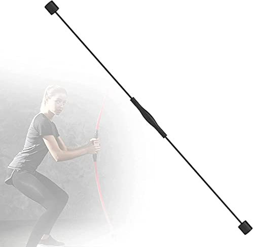 Pilates Stange Tragbares Yoga Stick Sport Schwingstab Erwachsene Swingstick Professionelle Tremorstange, hochfeste Muskeltrainer-Trainingsstange, Muskelvibration zur Stimulierung der tiefen Muskelvita
