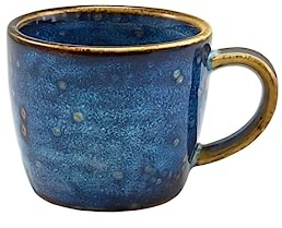 Genware Terra Porcelain, Aqua Blue, Espresso Cup, 90ml, Cup-PBL9, Pack of 6