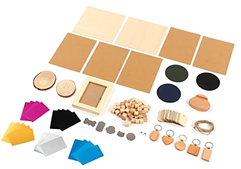 Kit de matériel 11 types de matériel en acier inoxydable bois de pin bricolage faisant CNC graveur ensemble de matériel de gravure au pour le bricolage du bois