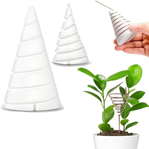 MEZOKUCEL Jig para antena de alambre de cobre de jardinería – Bobinas para electrocultivo que hacen gig, molde multifuncional para envolver cables en espiral (plástico)