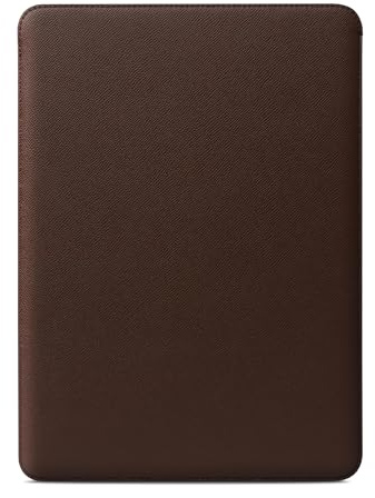 Comfyable Slim Laptop Sleeve 16 Inch Compatible for MacBook Pro 16-Inch M5 Pro/Max 2026 A3428 A3429 & M3 M2 M1, Faux Leather Protective 16-in Mac Cover Case, Coffee