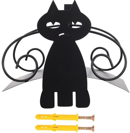 Sosoport Soporte Para Manguera De Hierro Para Jardín Estilo Gato, Soporte Colgante Pequeño De Tubo, Resistente Intemperie, Almacenamiento Funcional Para Exteriores