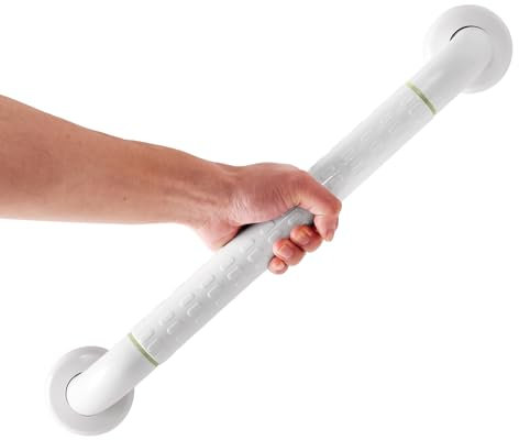 EMKE Haltegriffe für Senioren 40 cm, Rutschfreier Haltegriff Dusche Badewannengriff Handgriff Haltegriff für Schwangere Senioren Badewanne WC