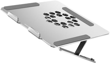 Lurrose Radiador De Portátil Base De Enfriamiento para Compatible Laptops Diseño Silencioso Ventilador Led Material De Aluminio
