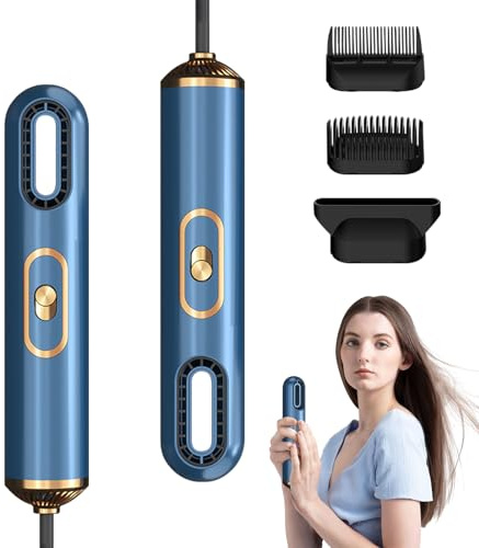 Bwaliffury Spazzola ad Aria Calda, Spazzola Asciugacapelli 1000W, Styler Ad Aria Calda 3 In1,3 Accessori&3 temperature,Blow Dry&Style,Asciugacapelli Multifunzione Per Asciugare,Volumizzare,Raddrizzare