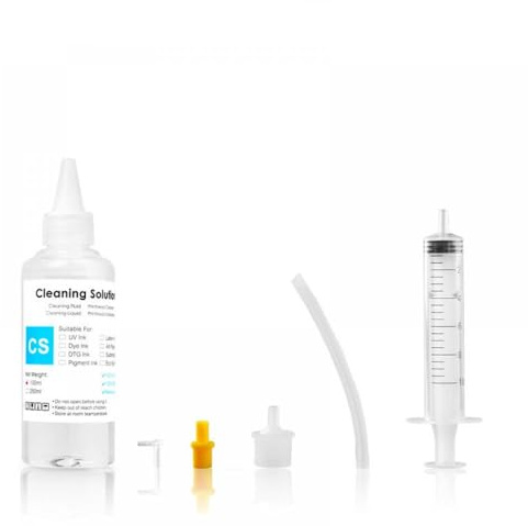 Limpiador de Cabezal de impresión de Tinta a Base de Agua líquida, solución de Limpieza de 100ml, Compatible con Impresora