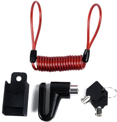 FACAIIO Blocco freno a disco per scooter elettrico Xiaomi M365, antifurto, larghezza di bloccaggio 7 mm, 2 chiavi, compatibile con e-bike e moto