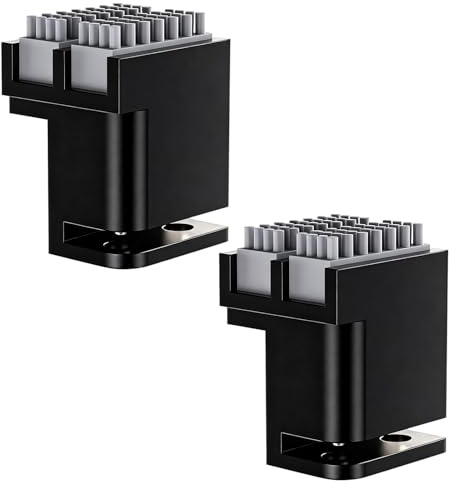 Accessori per stampanti 3D, pulitore per testina di stampa, con 2 spazzole per la pulizia in lega di alluminio e 4 spazzole in silicone, per Bambu-Lab P1S P1P X1C X1E Serie, Plug-in Play