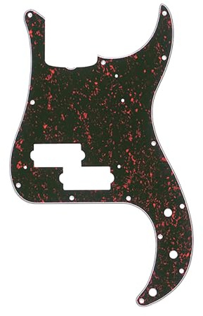 Fender 099-2021-000 4-Ply Tortoise Shell 13-Hole Vintage Mount Precision Bass Pickguard (with Truss Rod Notch)