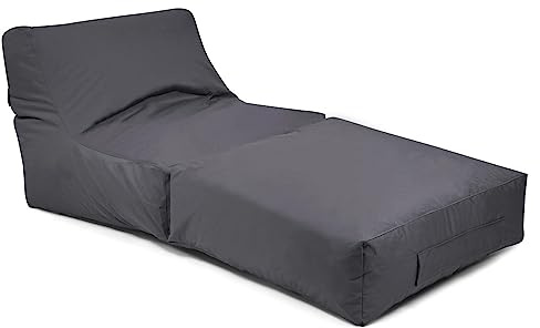 Peak Plus anthrazit Der Outdoor-Sitzsack für den Garten und die Terrasse Ganzjährig Outdoor geeignet