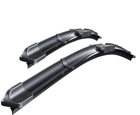 Mossa Escobillas limpiaparabrisas para la luna delantera adecuadas para Nissan Micra IV (K13) (07.2010-2017) - escobillas plana Premium