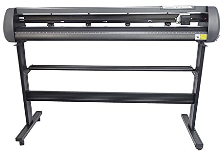 US Stock Cutting Plotter Machine ZAC 1350mm Vinyl Cutter Machine 53 inch Paper Feed Cutting Plotter Vinyl Cutting Machine with Floor Stand Signmaster Software