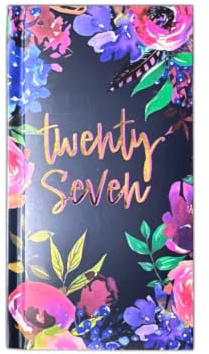 Orbitron 2027 Diary Slim Size | Week to View 12-Month Agenda | Portable Full Year Journal & Calendar Planner (Blue Tropical)