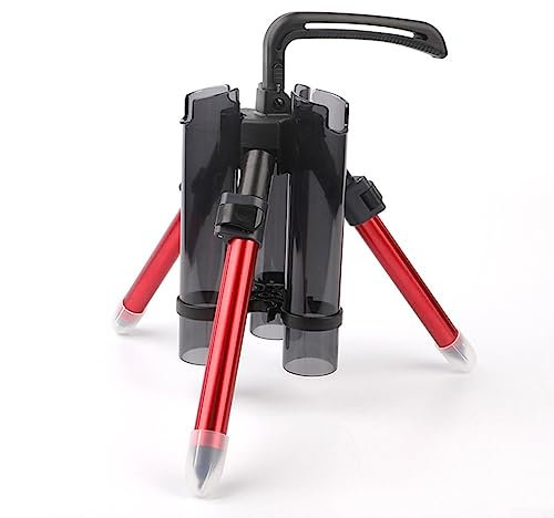 Soporte de trípode para carrete de caña de pescar, plegable, ajustable, herramientas de barril
