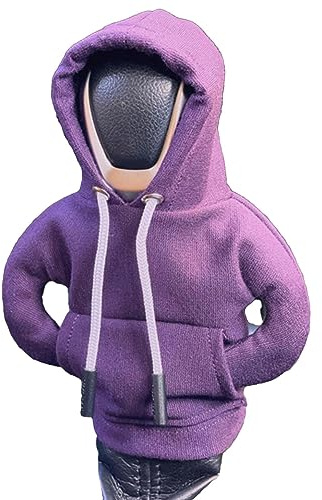 Genikeer Kreativer Hoodie Auto Schaltknauf Abdeckung, Auto Schaltknauf Schalthebel Schutz, Staubdichter Schutz Sweatshirt Schaltknauf Hoodie, Car Gear Shifter Knob Hoodie
