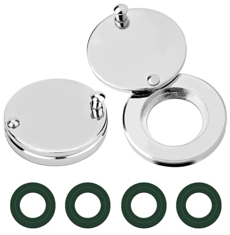 Door Viewer Cover 2 Pieces Security Spy Hole Cover Door Viewer Cover After Door Hole Cover with Self-Adhesive Door Peephole Cover for Home, Hotel, Dormitory, Office, Peephole Protection