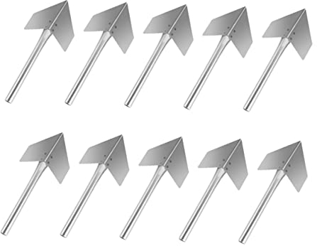 Gadpiparty Ensemble De 10 Truelles Dangle À 90 Degrés Pour Cloisons Sèches Poignée Ergonomique Extérieure Pour Une Réparation Facile Des Murs