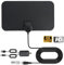 TV 250+ Miles Long Range Amplified 4K HD Digital TV Antenna for Freeview, 4K 1080P Local Channels with Signal Booster & 13 ft Coax Cable