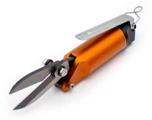 LeTkingok Tijeras Neumáticas SM-10, Cortador de Aire de Mano de Grado Industrial, Herramienta de Corte de Láminas de Metal y Cuerda Elástica