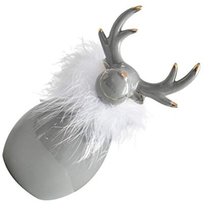 Happyyami Weihnachts-elch-Ornament Keramik-Dekoration Elch Heimtextilien Für Büro Wohnzimmer