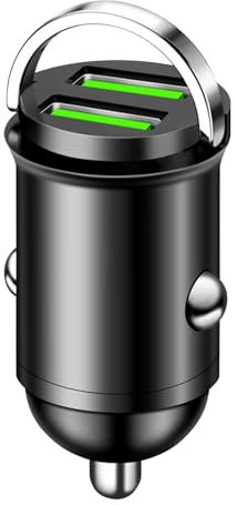 Caricatore Auto USB 200W, Adattatore Accendisigari Con Doppia Porta Quick Charge 3.0, Per Phone, Tablet, iOS, Android, Samsung, Xiaomi