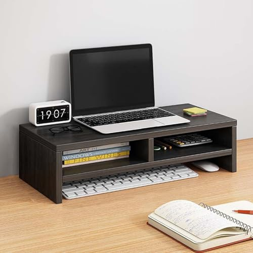 Onxyrbyte Supporto Monitor Scrivania,Rialzo Monitor da Scrivania,Rialzo Monitor,Supporto per Monitor da Scrivania,Riser per Schermo per Pc Portatile Ergonomico,per Laptop,Computer