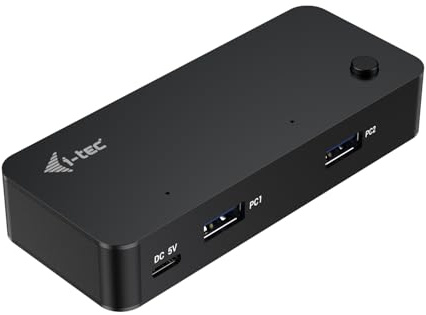 i-tec Hub Universel KVM Compact 2X USB-C + 2X USB-A 3.0