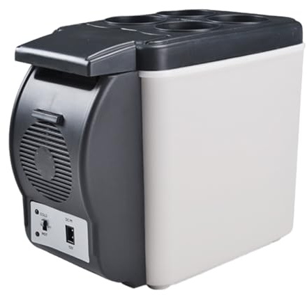 Autokühlschrank, elektrischer Kühler für Auto 12V Kühler und Wärmer | 6L Auto-Kühlschrank, Kühler, Wärmer, elektrischer Auto-Kühlschrank, tragbar, kompakt, Camping-Gefrierschrank für Auto,