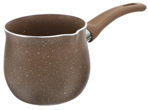 Beavorty Olla Pequeña de Acero Inoxidable para Cocinar Leche y Derretir Mantequilla Mango Seguro, Adecuado para Preparar Alimentos para Bebés en Casa