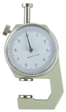 Spessimetro, Misuratore di spessore del quadrante da 3 pezzi, 0-10 mm, misuratore a carta in pelle, precisione 0,1, con for tubi cavi o circuiti per Laboratorio automobilistico