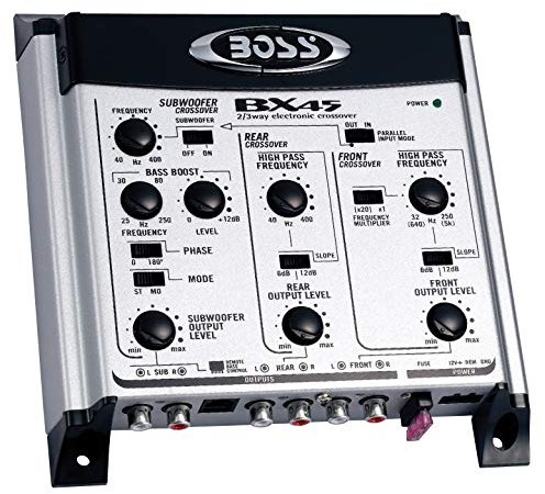2, 3-Wege Frequenzweiche, Fernbedienung für Subwoofer Regelung