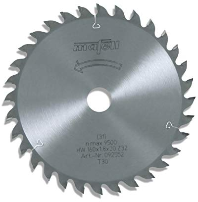 MAFELL Sägeblatt HM 160 x 1,2/1,8 x 20 mm Z 32 WZ 092552