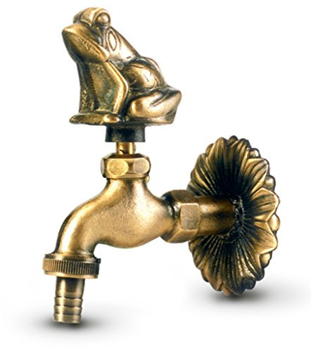 Anzapack 851904H - Grifo Rana Para Jardin Laton Bronceado