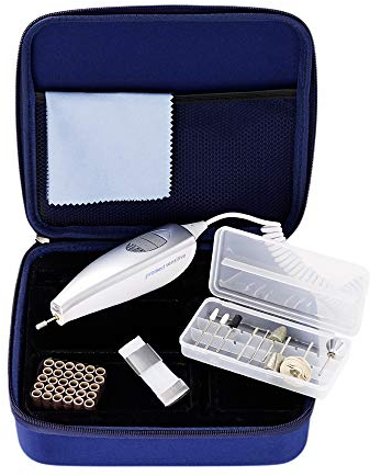 Promed sensitive elektrisches Maniküre/Pediküre-Set mit 42 teiligem Zubehör inklusive Aufbewahrungstasche, Elektrische Nagelfeile, Nagelfräser, 13.000 U/min