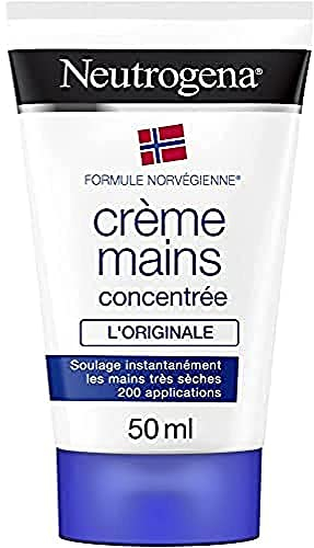 Neutrogena Crema Manos Concentrada, Alivio Inmediato para Manos Secas, 50 ml