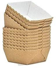 100 Bakery Direct Square Mini LOAF Card Disposable Baking Moulds/Cases *FREEPOST*