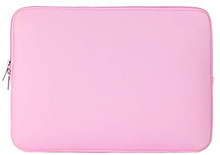 RAINYEAR 15,6 Pouces Housse pour Ordinateur Portable étui de Protection étui de Transport Housse de Poche à glissière Compatible avec 15,6 Pouces Ordinateur Portable Ultrabook Chromebook(Rose)