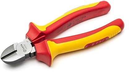 SATA Seitenschneider, VDE-isoliert, 150 mm, 6 ' ST70232ST (Schneidzange VDE-Seitenschneider VDE-Schneidzange Seitenzange) Norm: IEC/EN 60900-2012/Arbeitsbereich: SAE, VDE-zertifiziert